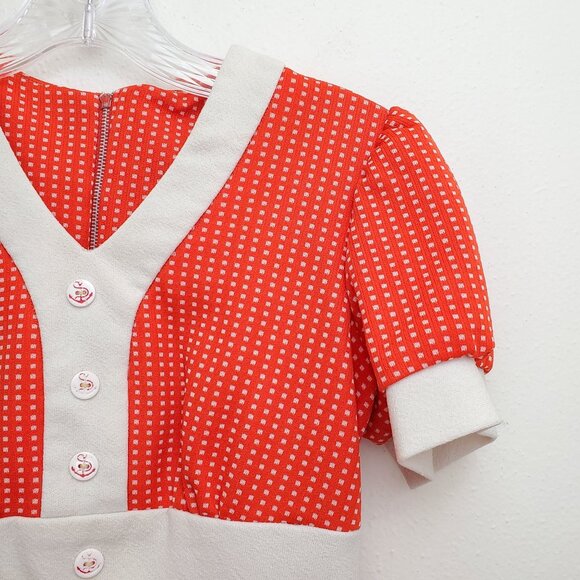 Child's vintage unbranded 50's/60's polka dot dress - Picture 5 of 12